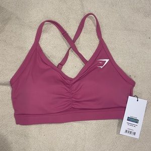 GymShark ruched training sports bra - Brand New